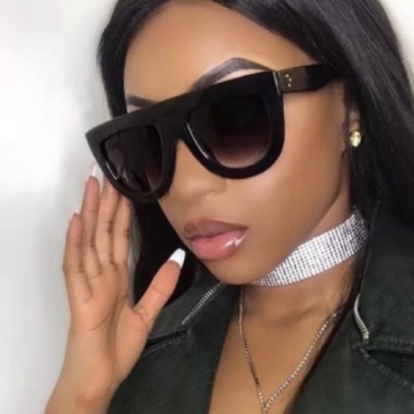 🌸 Last 1 "Hi Pretty" Sunglasses Flattop Aviators - Picture 8 of 8